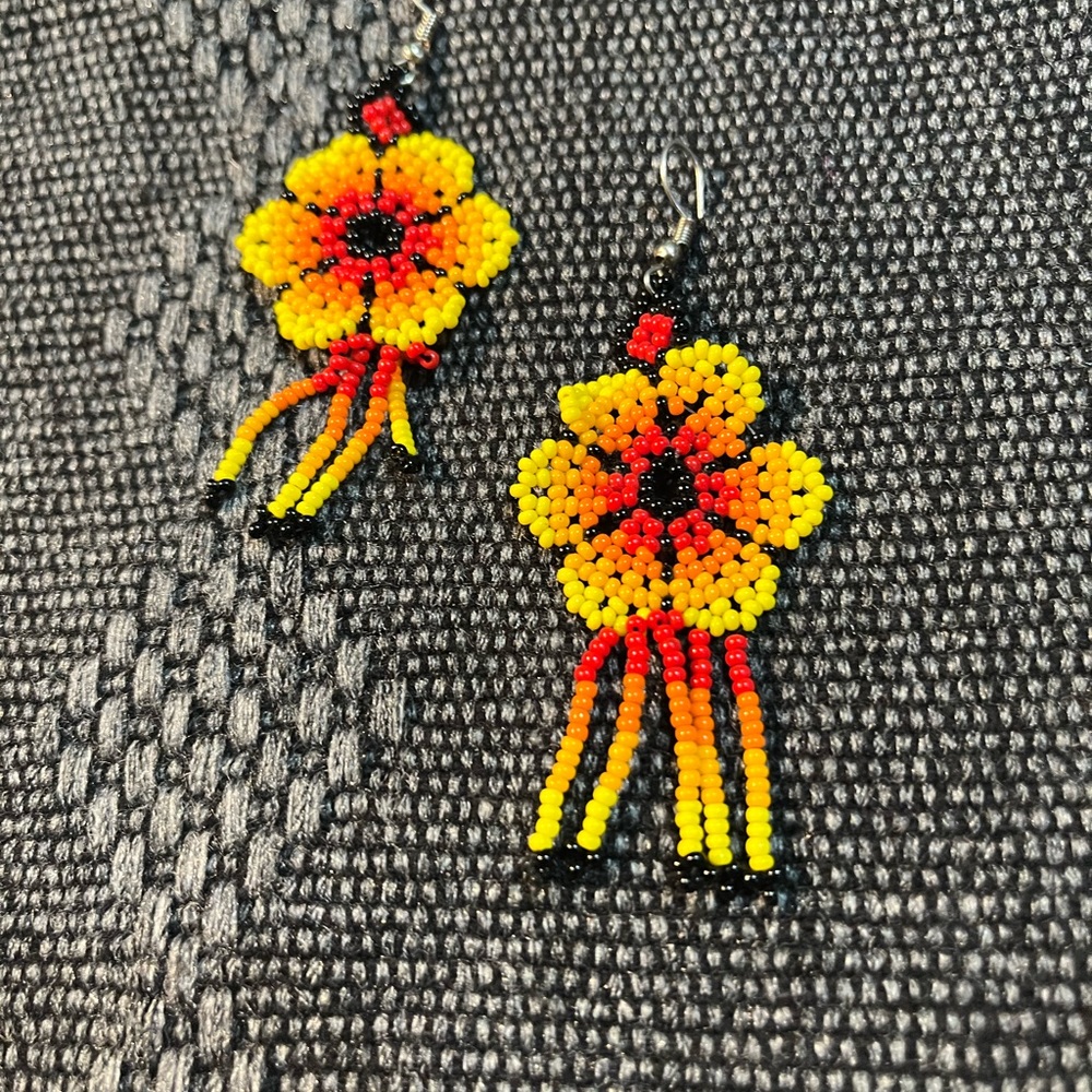 Flowe earrings - Picture 3 of 3